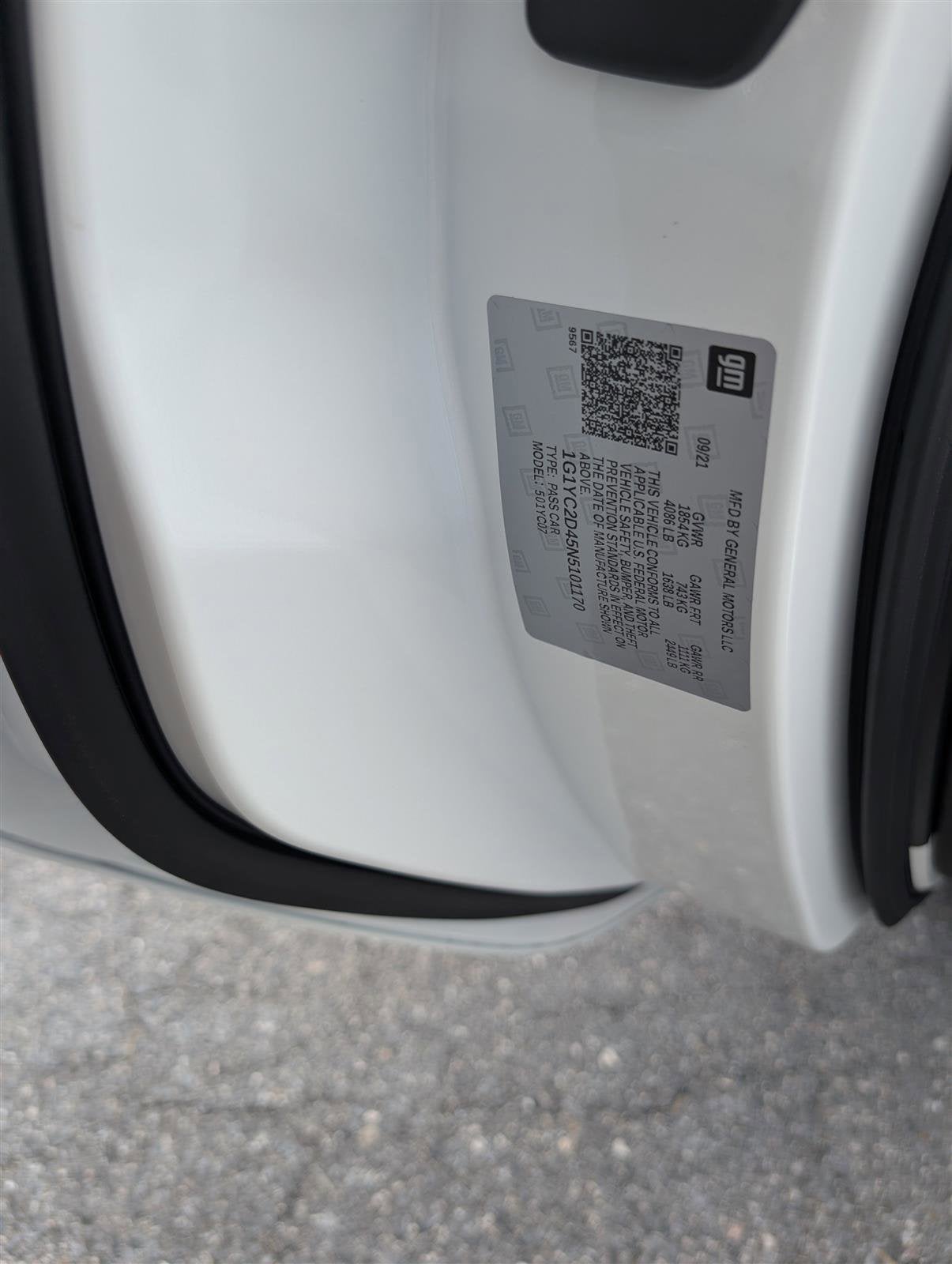 2022 Chevrolet Corvette Stingray 3LT