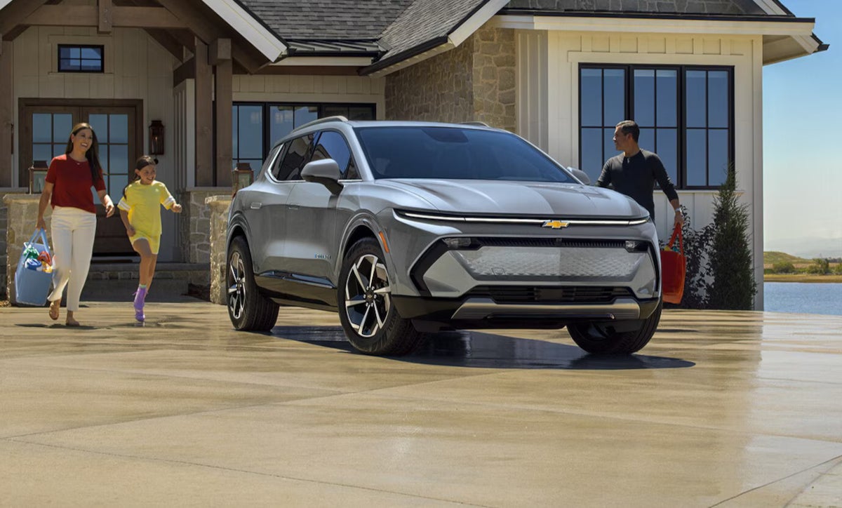 Silver 2025 Chevrolet Equinox EV